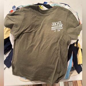 Jack's Surf Shop Kids Olive Tee